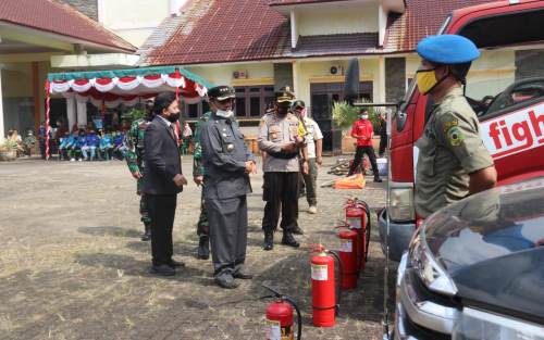 Pemkab Padang Lawas Utara Gelar Apel Terpadu Karhutla 